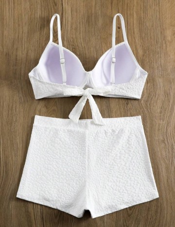 Costum de baie Shein, alb