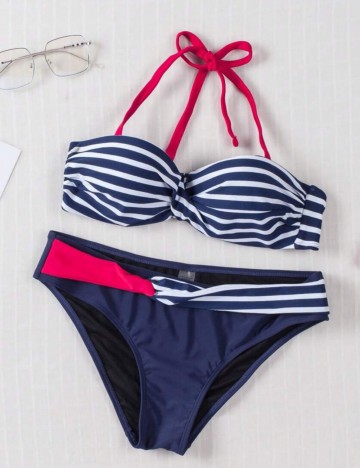 Costum de baie Shein, mix culori