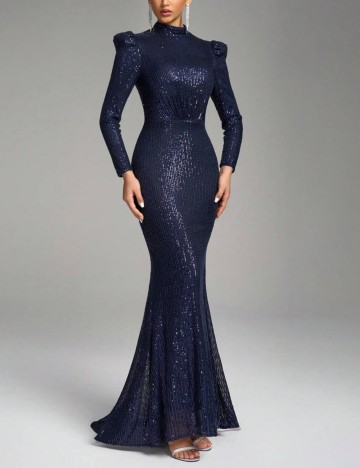 Rochie de ocazie Shein, albastru
