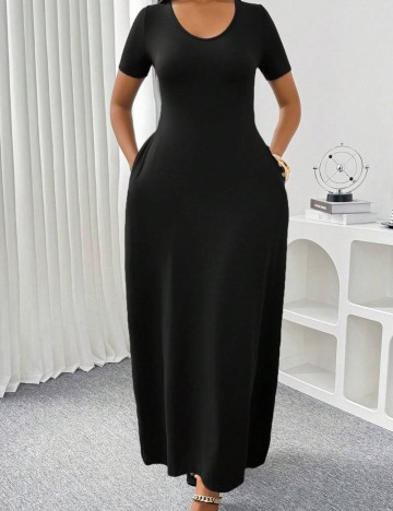 Rochie maxi Shein, negru