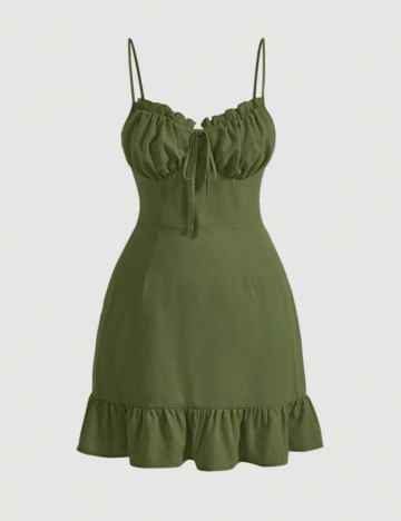 Rochie mini Shein Curve+, verde