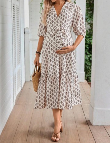 Rochie midi Shein, mix culori