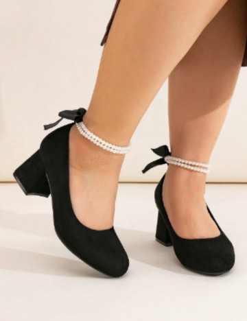 Pantofi cu toc Shein, negru