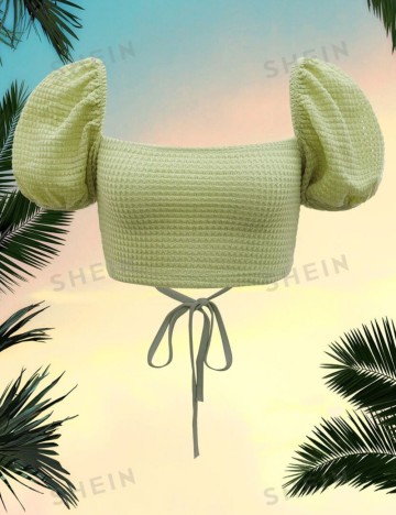Top Shein, verde