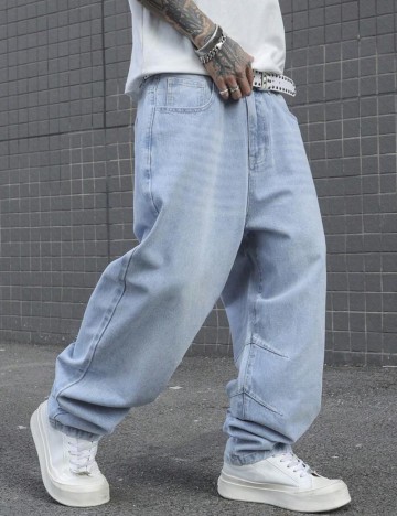 Jeans Shein, albastru