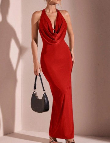 Rochie maxi Shein, roșu