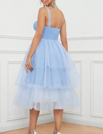 Rochie de ocazie Shein, albastru
