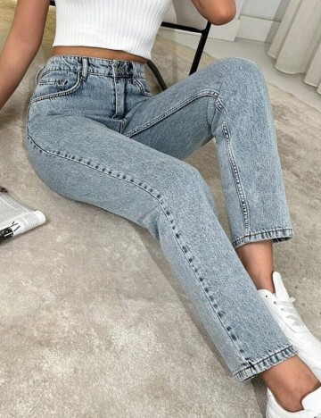 Jeans Shein, albastru