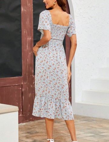 Rochie midi Shein, mix culori
