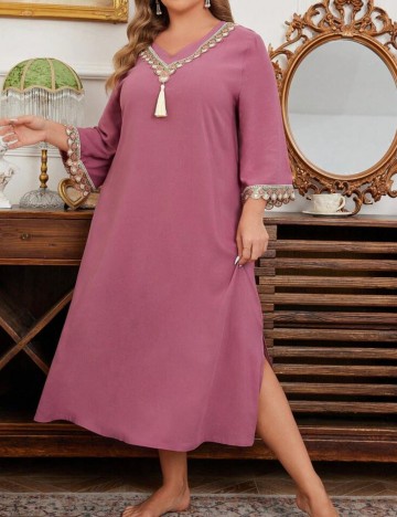Rochie De Noapte Shein Curve+, mov