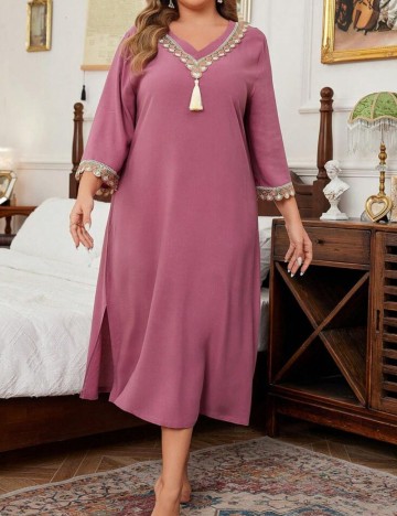 Rochie De Noapte Shein Curve+, mov