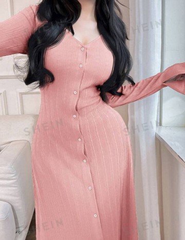 Rochie maxi Shein, roz