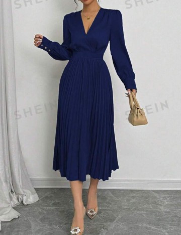 Rochie midi Shein, bleumarin