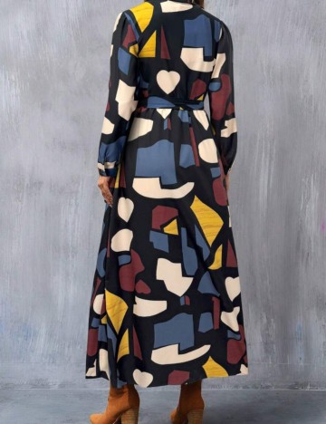 Rochie maxi Shein, mix culori