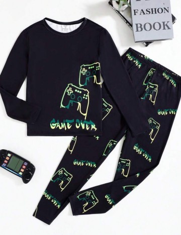 Compleu pijamale Shein, mix culori