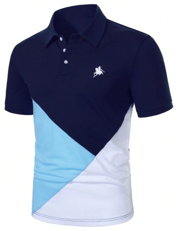 Tricou polo MANFINITY by Shein, mix culori