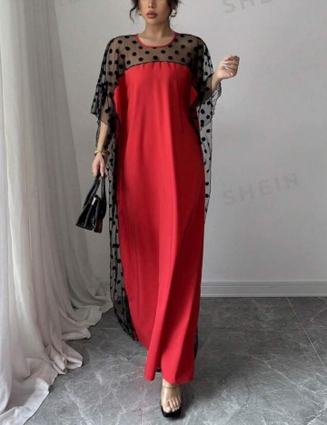 Rochie maxi Shein, roșu