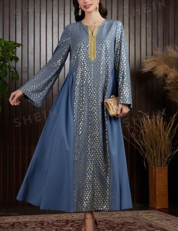 Rochie maxi Shein, albastru
