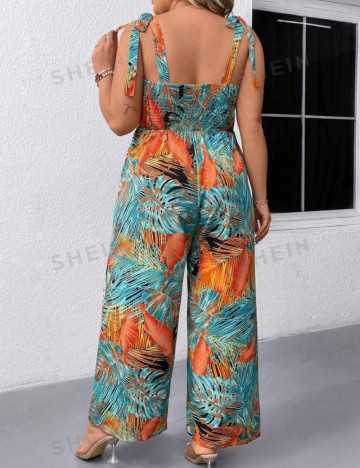 Salopetă Shein Curve+, mix culori
