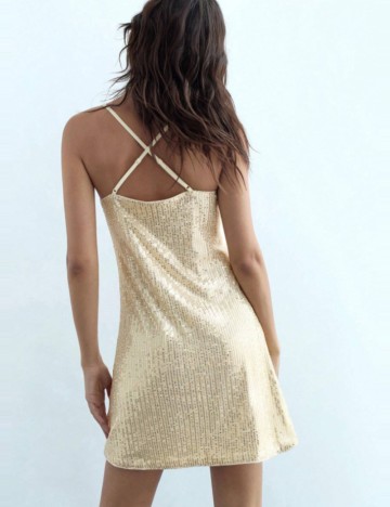 Rochie mini Shein, auriu
