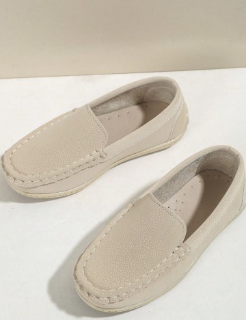 Mocasini Shein, crem