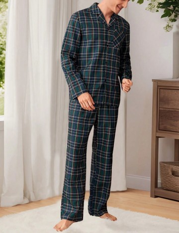Compleu pijamale Shein, verde