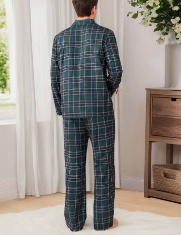 Compleu pijamale Shein, verde