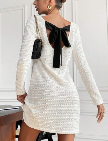 Rochie mini Shein, crem