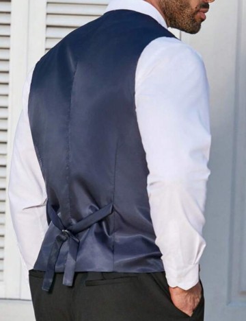 Vestă MANFINITY by Shein, albastru