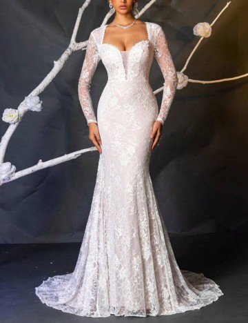 Rochie de mireasă Shein, alb