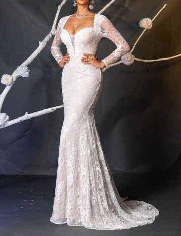Rochie de mireasă Shein, alb