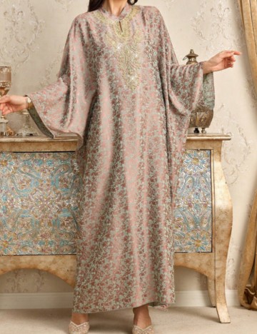 Rochie maxi Shein, mix culori