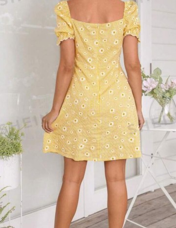 Rochie mini Shein, galben