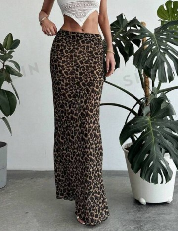 Fustă maxi Shein, mix culori