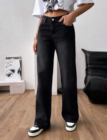 Jeans Shein, negru