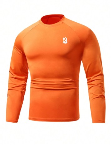 Bluză MANFINITY by Shein, portocaliu