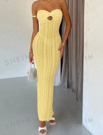 Rochie maxi Shein, galben