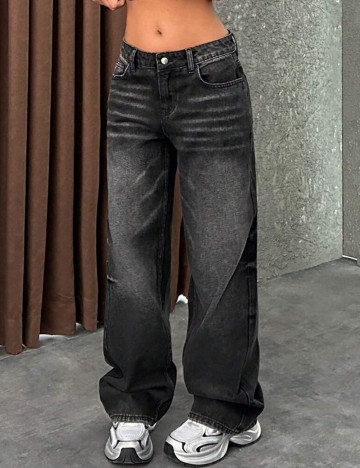Jeans Shein, negru