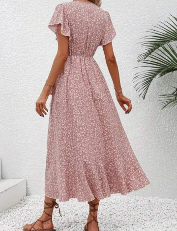 Rochie midi Shein Curve+, mix culori