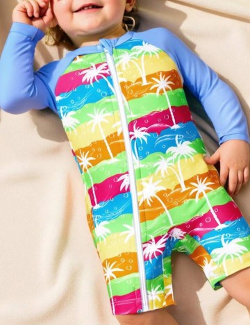 Costum de baie întreg Shein, mix culori
