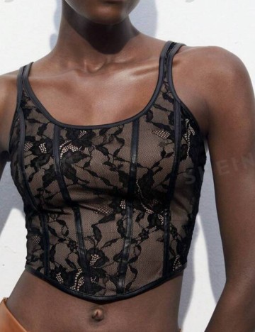 Top Shein, negru