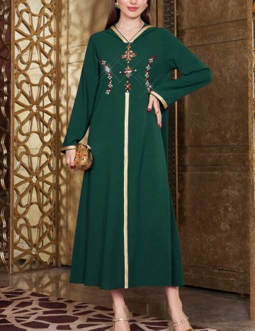 Rochie maxi Shein, verde
