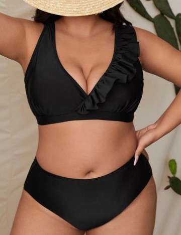 Bustieră Shein Curve+, negru