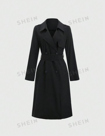 Trench Shein, negru