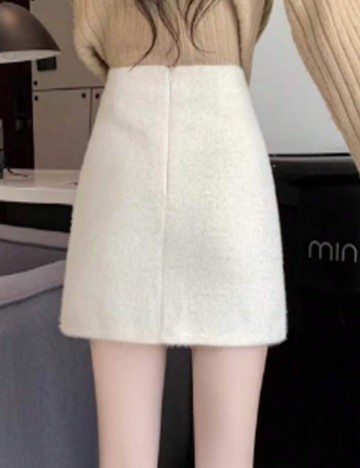 Fustă mini Shein, crem