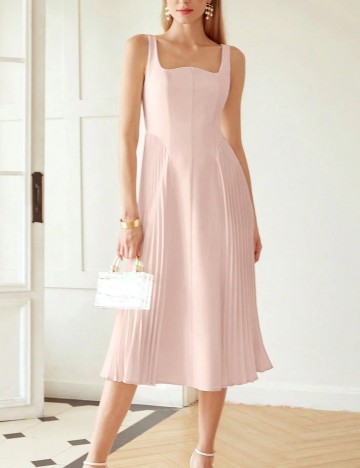 Rochie maxi Shein, crem