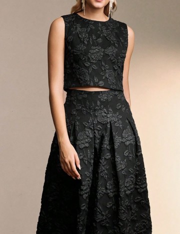 Top MOTF by Shein, negru