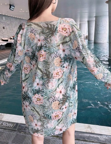 Cardigan de plajă Shein, mix culori