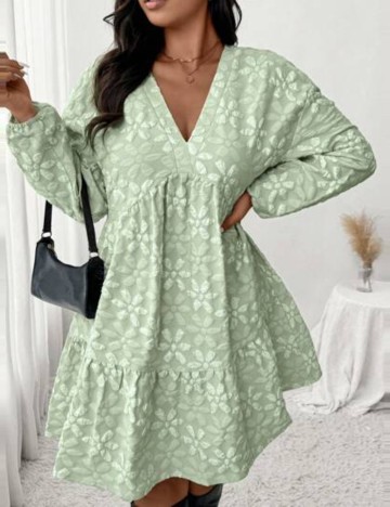 Rochie mini Shein Curve+, verde
