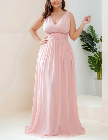 Rochie de ocazie Shein Curve+, roz